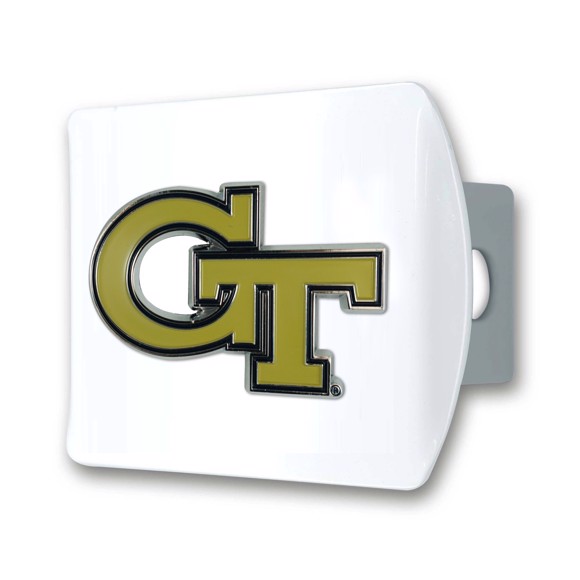 Picture of Georgia Tech Color Hitch Cover - White