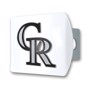 Picture of MLB - Colorado Rockies Color Hitch Cover - White