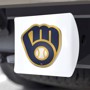 Picture of MLB - Milwaukee Brewers Color Hitch Cover - White