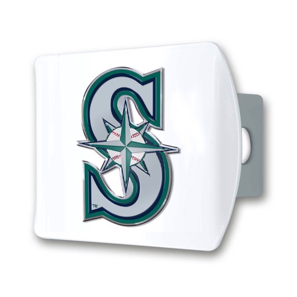 Picture of MLB - Seattle Mariners Color Hitch Cover - White