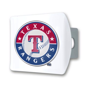 Picture of MLB - Texas Rangers Color Hitch Cover - White