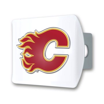 Picture of NHL - Calgary Flames Color Hitch Cover - White