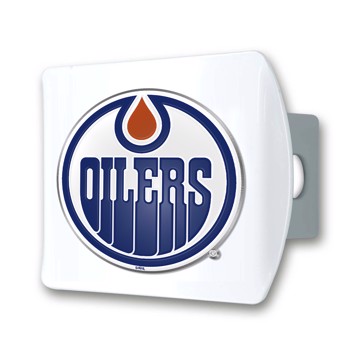 Picture of NHL - Edmonton Oilers Color Hitch Cover - White