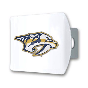 Picture of NHL - Nashville Predators Color Hitch Cover - White