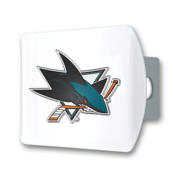 Picture of NHL - San Jose Sharks Color Hitch Cover - White