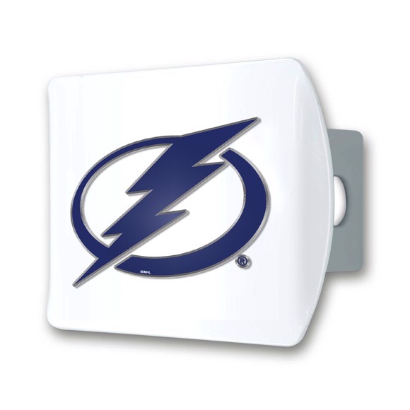 Picture of NHL - Tampa Bay Lightning Color Hitch Cover - White