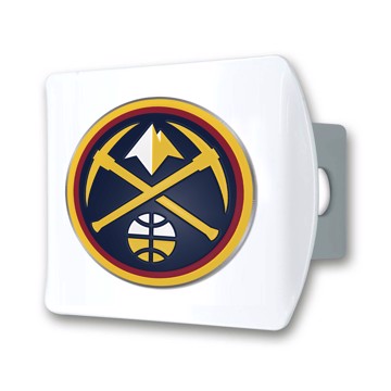 Picture of NBA - Denver Nuggets Color Hitch Cover - White