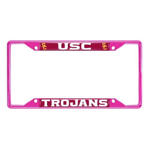 Picture of University of Southern California License Plate Frame - Pink