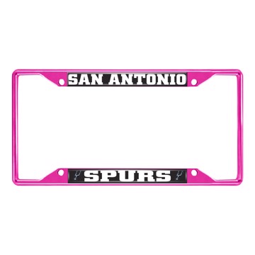 Picture of NBA - San Antonio Spurs License Plate Frame - Pink
