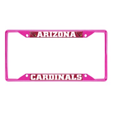 Picture of NFL - Arizona Cardinals License Plate Frame - Pink