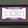 Picture of NFL - Baltimore Ravens License Plate Frame - Pink