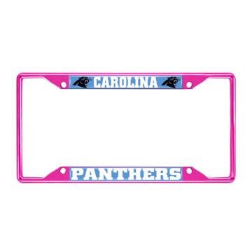 Picture of NFL - Carolina Panthers License Plate Frame - Pink