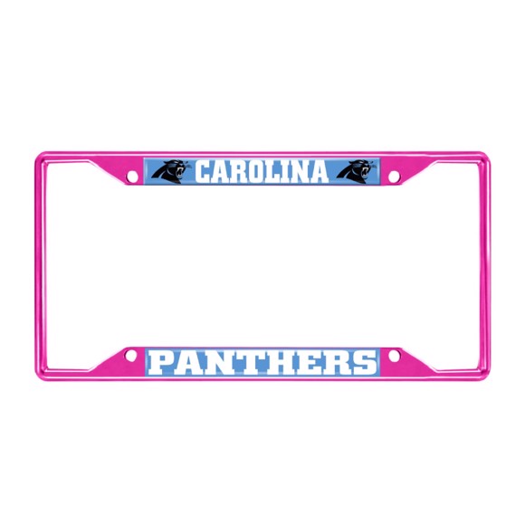 Picture of NFL - Carolina Panthers License Plate Frame - Pink