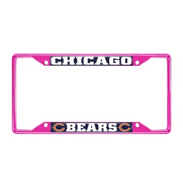 Picture of NFL - Chicago Bears License Plate Frame - Pink