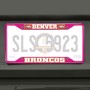 Picture of NFL - Denver Broncos License Plate Frame - Pink