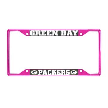 Picture of NFL - Green Bay Packers License Plate Frame - Pink