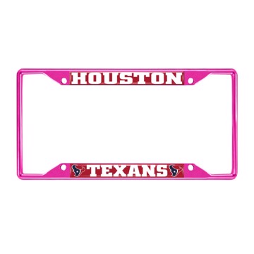 Picture of NFL - Houston Texans License Plate Frame - Pink