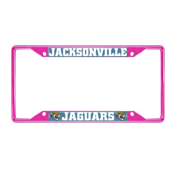 Picture of NFL - Jacksonville Jaguars License Plate Frame - Pink