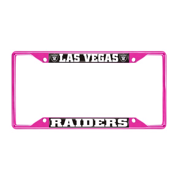 Picture of NFL - Las Vegas Raiders License Plate Frame - Pink