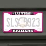 Picture of NFL - Las Vegas Raiders License Plate Frame - Pink