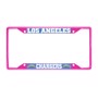 Picture of NFL - Los Angeles Chargers License Plate Frame - Pink