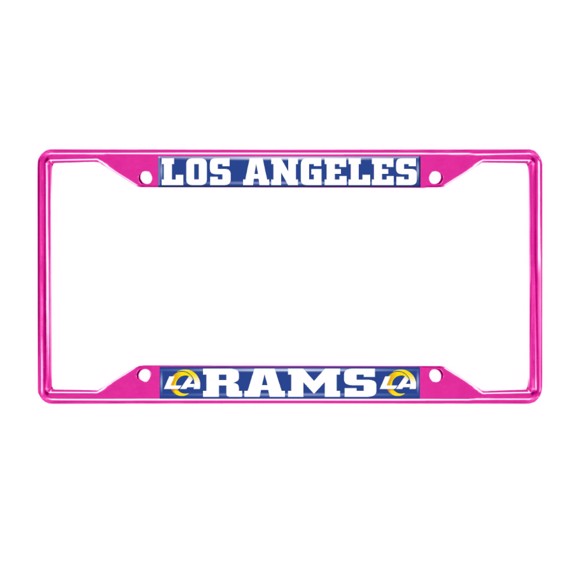 Picture of NFL - Los Angeles Rams License Plate Frame - Pink