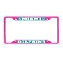 Picture of NFL - Miami Dolphins License Plate Frame - Pink