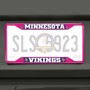 Picture of NFL - Minnesota Vikings License Plate Frame - Pink