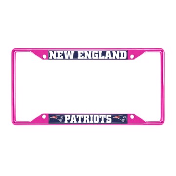 Picture of NFL - New England Patriots License Plate Frame - Pink