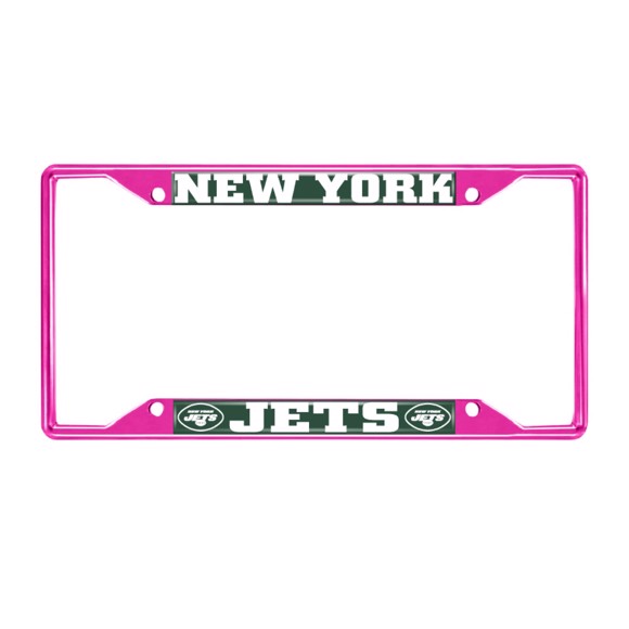 Picture of NFL - New York Jets License Plate Frame - Pink