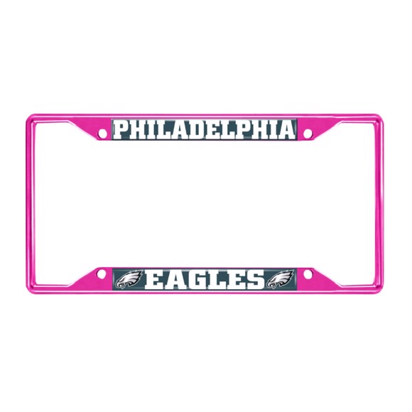 Picture of NFL - Philadelphia Eagles License Plate Frame - Pink