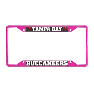 Picture of NFL - Tampa Bay Buccaneers License Plate Frame - Pink