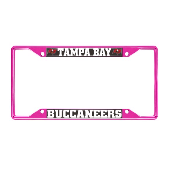 Picture of NFL - Tampa Bay Buccaneers License Plate Frame - Pink