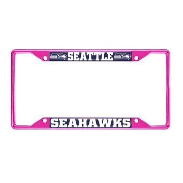 Picture of NFL - Seattle Seahawks License Plate Frame - Pink
