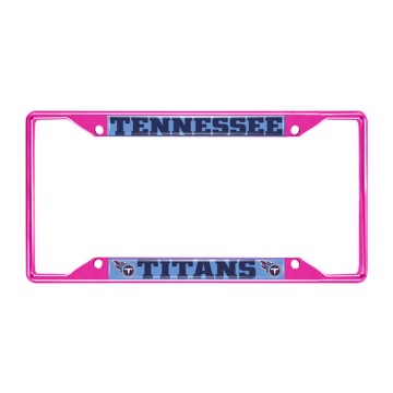 Picture of NFL - Tennessee Titans License Plate Frame - Pink