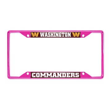 Picture of NFL - Washington Commanders License Plate Frame - Pink