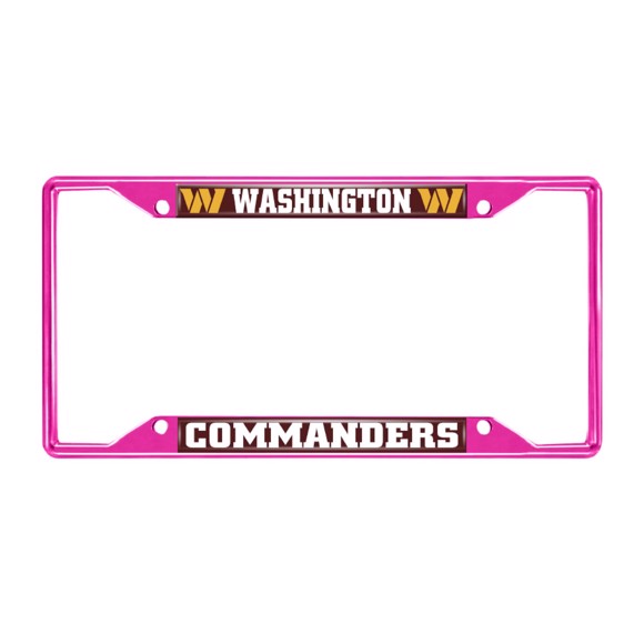 Picture of NFL - Washington Commanders License Plate Frame - Pink