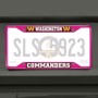 Picture of NFL - Washington Commanders License Plate Frame - Pink