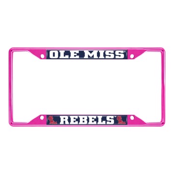 Picture of University of Mississippi License Plate Frame - Pink