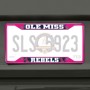 Picture of University of Mississippi License Plate Frame - Pink