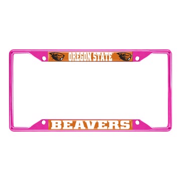 Picture of Oregon State University License Plate Frame - Pink