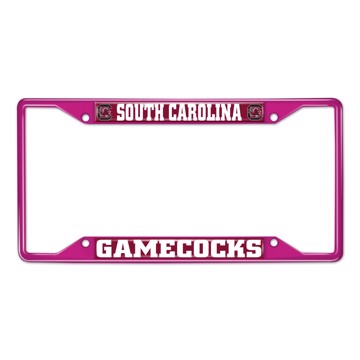 Picture of University of South Carolina License Plate Frame - Pink