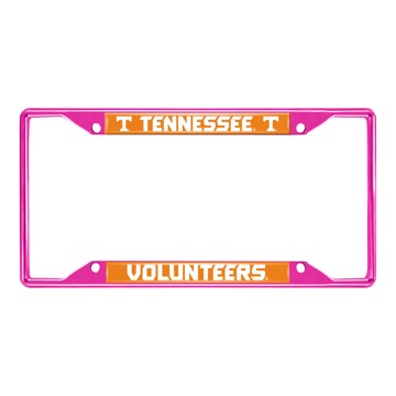 Picture of University of Tennessee License Plate Frame - Pink