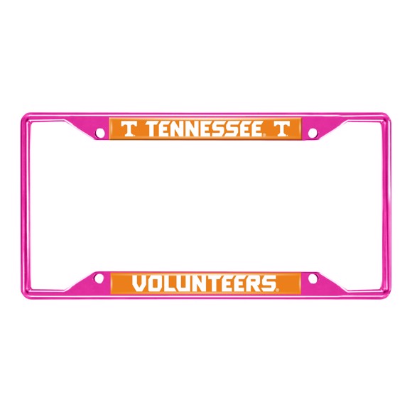 Picture of University of Tennessee License Plate Frame - Pink