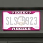 Picture of Texas A&M University License Plate Frame - Pink