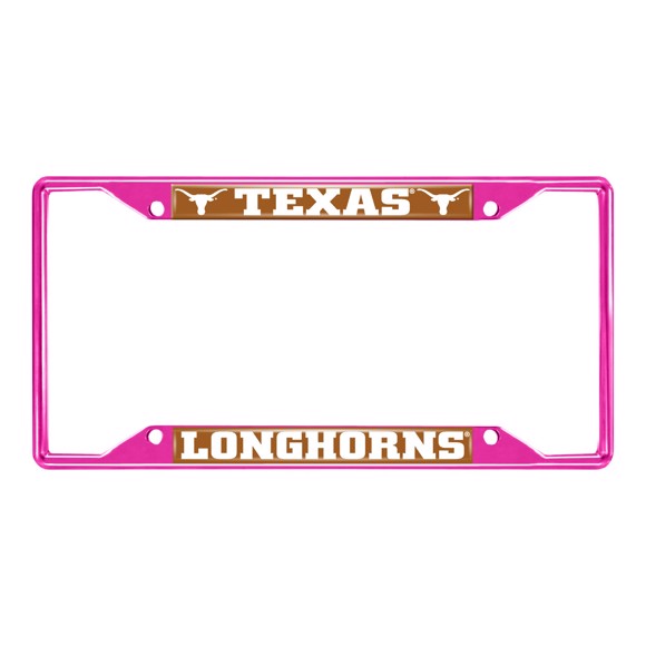 Picture of University of Texas License Plate Frame - Pink