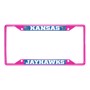 Picture of University of Kansas License Plate Frame - Pink