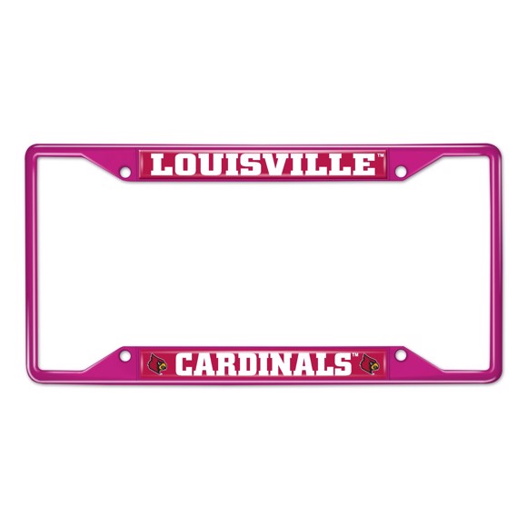 Picture of University of Louisville License Plate Frame - Pink