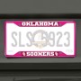 Picture of University of Oklahoma License Plate Frame - Pink