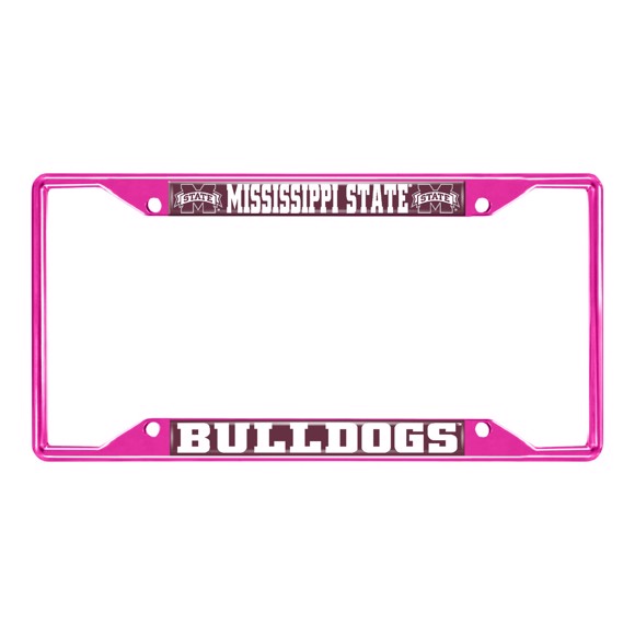 Picture of Mississippi State University License Plate Frame - Pink